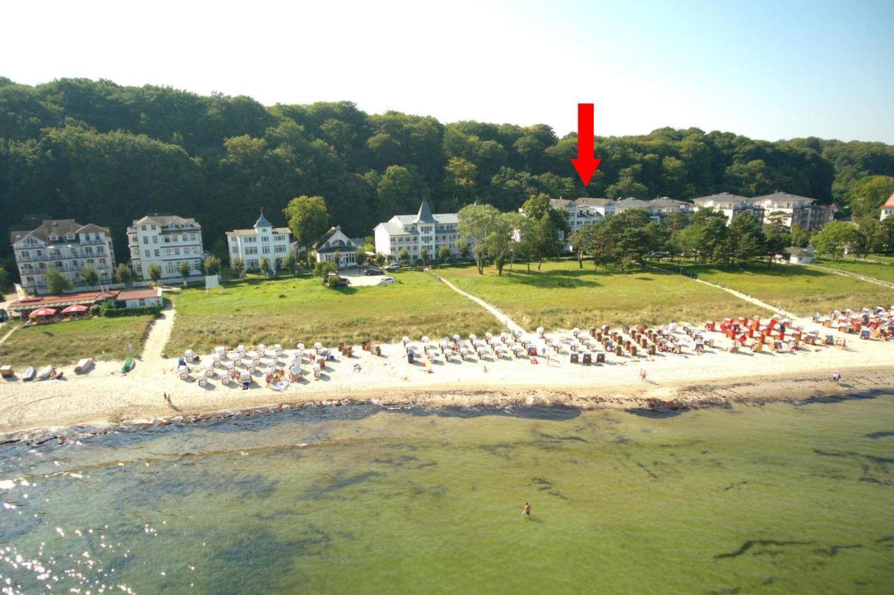Aparthotel Ostsee Fewo 26 Balkon, Meerblick, Strand Binz Kültér fotó